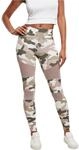 Urban Classics Ladies Camo Tech Mesh Leggings, duskrose camo, XS