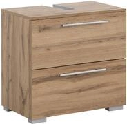 Schildmeyer Waschbeckenunterschrank Carlos 148595, eiche landhaus Dekor, 60,2 x 59,1