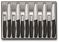 Victorinox Classic, Profi Tafelbesteck, 12-teilig, Extra Scharfe Klinge,