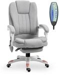 Vinsetto Massage B&uuml;rostuhl, Masage Sessel 66 x 63 x 107-115 cm Grau | Gaming...