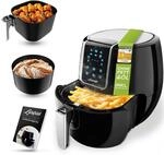 ﻿Liebfeld Hei&szlig;luftfritteuse XXL (5,3L) - 1800W Airfryer Hei&szlig;luft Frit&ouml;se
