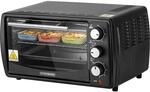 Steinborg Mini Backofen 13 Liter | Pizzaofen | 60&deg;-250&deg;C | Timer | aufklappbares