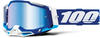 Fahrradbrille, 100% RACECRAFT 2, Grau/Blau, verspiegelte Gläser, Blau