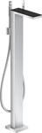 hansgrohe Wannenmischer Axor MyEdition Fertigset zur Bodenmontage schwarz/Chrom,