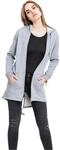 Urban Classics Damen Jacke Sweat Parka, Grau, M, TB1075-00111-0046