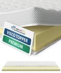 AM Qualit&auml;tsmatratzen Visco Topper 140x190cm H2 - Made in Germany - Oeko TEX