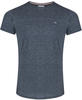 Tommy Jeans Herren T-Shirt Kurzarm TJM Slim Slim Fit, Blau (Twilight Navy), XXL