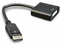 i/O Adapter DisplayPort to DVI/Black A-DPM-Dvif-002 Gembird