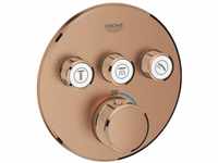 Grohe Thermostat Grohtherm SmartControl 29121 FMS rund 3 Absperrventil warm...