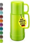 ROTPUNKT Isolierflasche 0,25 L mit integriertem Becher - Hochwertige Isolierkanne