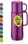 ROTPUNKT Isolierflasche 500ml mit integriertem Becher - Hochwertige Isolierkanne Made