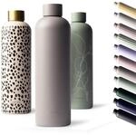 MAMEIDO Thermosflasche 750 ml, auslaufsichere Trinkflasche Edelstahl, Kohlens&auml;ure