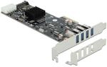Delock PCI Express x4 Karte zu 4 x extern SuperSpeed USB