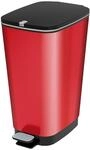 Kis 8071900 1792 01 Abfallbeh&auml;lter Chic, 45 L, Plastik, rot, 29 x 44,5 x 60,5...