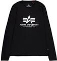 Alpha Industries Herren Basic Big Logo Longsleeve