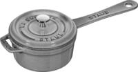 STAUB Mini Stieltopf, Kasserolle aus Gusseisen, 10 cm, 0,25 L, f&uuml;r alle Herdarten,