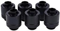 Alphacool 17228 Eiszapfen 13/10mm Anschraubt&uuml;lle G1/4 - Deep Black Sixpack