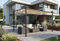 Jet-line Metall Pavillon Luxor Light Pergola &Uuml;berdachung Markise Freisitz Garten