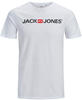 JACK & JONES Herren Rundhals T-Shirt JJECORP Logo - Slim Fit Plussize XXL-8XL,