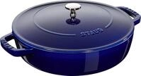 STAUB Schmorpfanne, Chistera Br&auml;ter, 28 cm, 3,7 L, Induktionsgeeignet, Aroma-Regen,