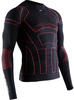 X-Bionic Herren Energizer T Shirt, B019 Opal Black/Signal Red, S EU