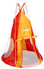 Relaxdays 90 cm, rot-orange Zelt für Nestschaukel, Bezug für Schaukelsitz,