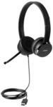 Lenovo 4XD0X88524 100 Headset USB schnurgebunden, Stereo On Ear Schwarz, 2.3