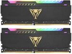 Patriot Viper Steel RGB DDR4 32GB (2 x 16GB) 3200MHz CL18 Gaming...