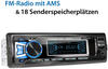 XOMAX XM-RD275 Autoradio mit DAB+ Tuner und Antenne I FM RDS I Bluetooth