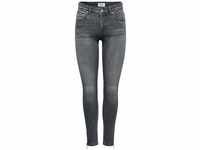 ONLY Womens Medium Grey Denim Jeans Stretch