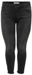 ONLY Carmakoma NOS CARWILLY REG ANK Skinny Jeans Black NOOS