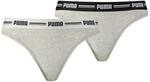 PUMA Damen Iconic String 2P Packed Unterw&auml;sche, Grey, L