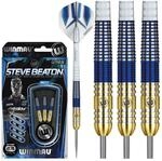 WINMAU Steve Beaton 22 Gram Profi Wolfram Steeltip Dartpfeile Set mit Flights...