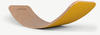 Wobbel Wobbelboard Yogaboard PRO transparent lackiert mit Filz Mustard Gelb