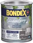 Bondex Garden Greys &Ouml;l Dunkel Naturgrau 0,75 L f&uuml;r 13 m&sup2; | Altholz-Effekt | Betont