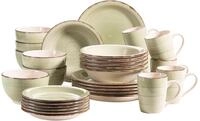 M&Auml;SER 931616 Bel Tempo II 30-teiliges Vintage Geschirr Set f&uuml;r 6 Personen,