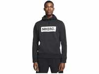 Nike M NK FC ESSNTL FLC Hoodie PO Hooded Long Sleeve Top, Herren, Black/Black/Black,