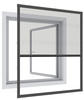 Windhager Expert Plissee Fenster Ultra Flat, Insektenschutz für Fenster,