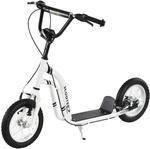HOMCOM Kinderroller H&ouml;henverstellbar mit 12 Zoll Luftreifen | Verstellbarer...