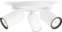 PHILIPS Pongee Teller/Spirale wei&szlig; mit 3 Strahlern, GU10-Sockel, verstellbarer Kopf
