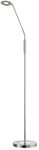 Fischer & Honsel Stehleuchte Dent 1x LED 6,0 Watt, matt, nickelfarben, 3 Stufen CCT,