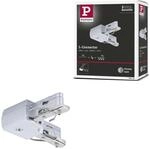 Paulmann 97648 URail Verbinder L-St&uuml;ck 62x62 mm max. 1.000W Chrom matt