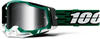 100 Percent Racecraft 2 Goggle Milori-Mirror Silver Lens Sunglasses, Schwarz,