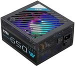 Azza ARGB 650W PC-Netzteil, schwarz, 2X PCIe AD-Z650 (Digital RGB)