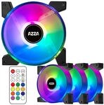 AZZA Hurricane II ARGB Box Set - 4X 120mm AZZA Hurricane II ARGB L&uuml;fter +...