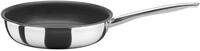 Spring 1484886024 Vulcano Classic Bratpfanne XL hoch, Edelstahl, silber, 5,3 x 23,9 x