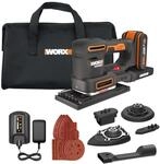 WORX WX820 Akku-Multischleifer &ndash; Schleifen ohne Staub &ndash; 5-in-1 Funktionen: