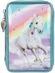 Depesche 11055 Miss Melody - Gef&uuml;llte 3-fach Federtasche mit traumhaftem