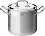 Spring BRIGADE PREMIUM Kochtopf mit Deckel, 9 Liter, 5-lagiger Edelstahl 