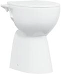 vidaXL Randloses WC, Keramik, Wei&szlig;, 50,5x36,5x50 cm, Soft-Close-Sitz, 7 cm...
